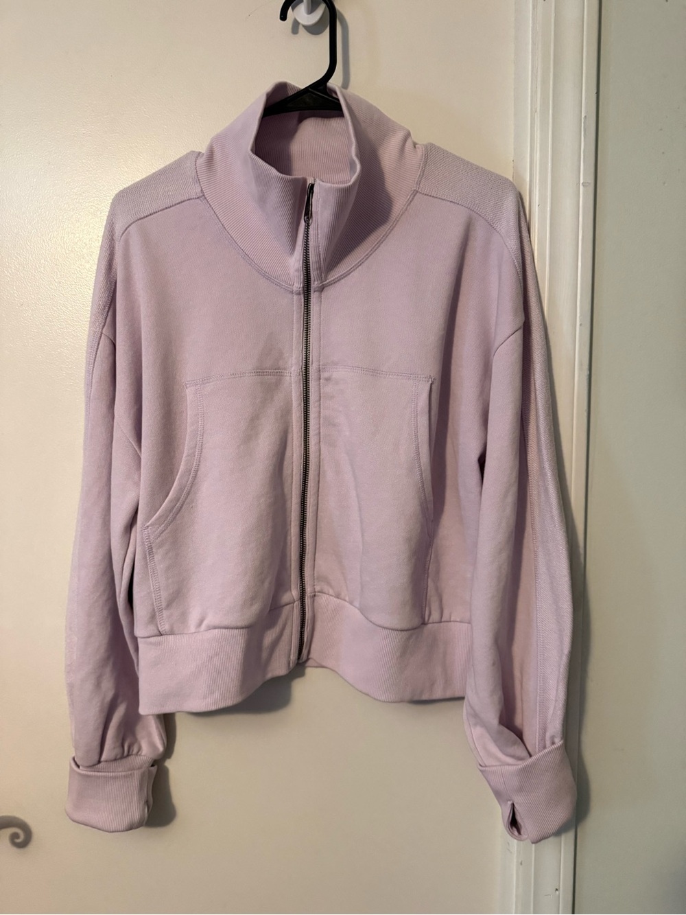 FP Movement by Free People Lavender Full-Zip Sweatshirt